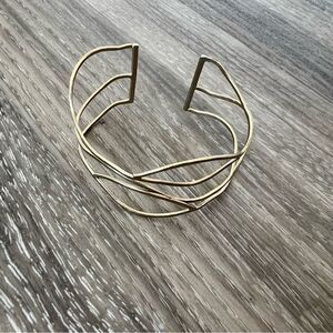 Express Gold Cuff Bracelet